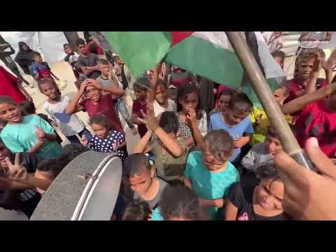 Palestinians celebrate Israel-Hamas ceasefire in Gaza