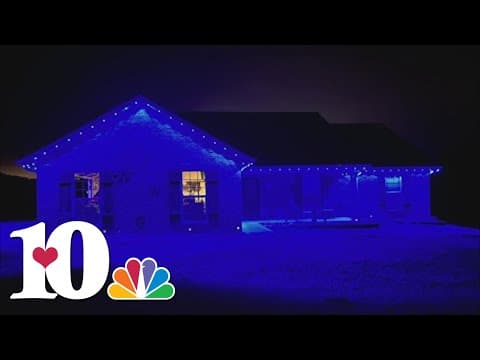Neighbors light up their homes to support fallen Blount Co. Deputy Greg McCowan