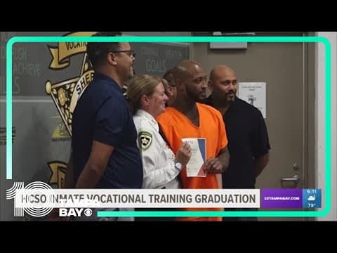 Hillsborough inmates graduate from innovative vocational training program