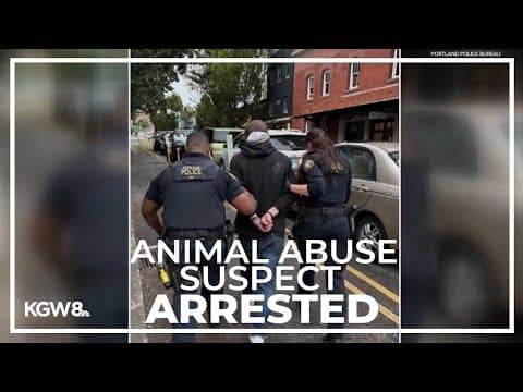 Police arrest Portland man seen on video beating dog