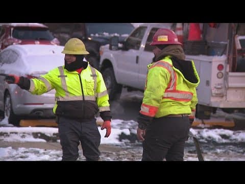 Crews clear wastewater from flooded homes