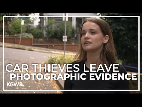 Stolen car recovered with possible Polaroids of thieves inside