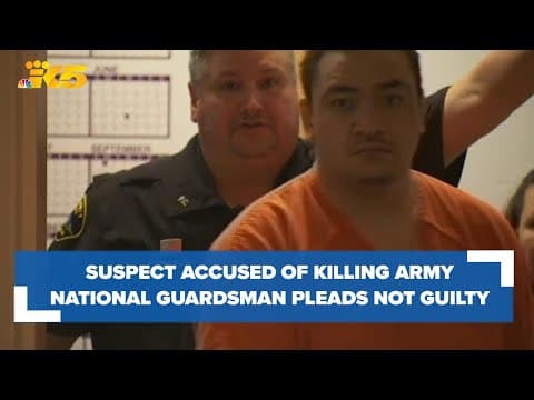 Murder suspect pleads not guilty, victim's mother speaks at arraignment