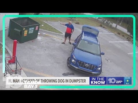 Florida man accused of throwing dog in the trash
