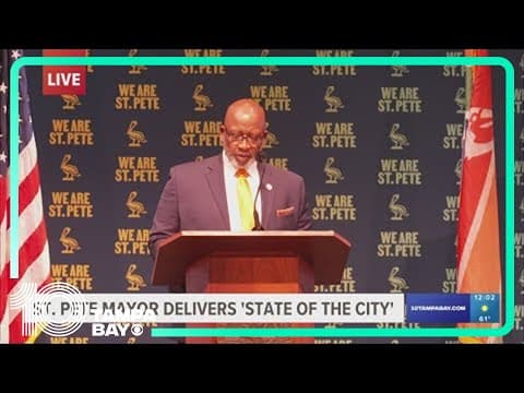 St. Petersburg mayor Ken Welch delivers 2024 'State of the City' address