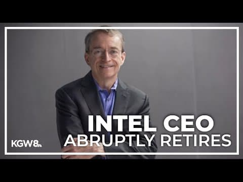 Intel CEO Pat Gelsinger retires, steps down from company's board amid rumors of a company split