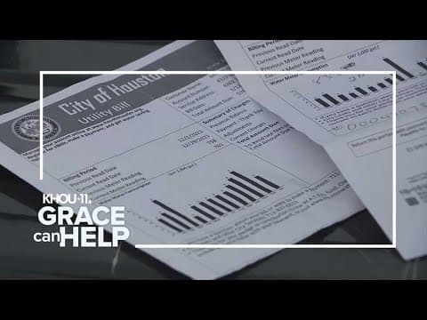 How many Houstonians' water bills have been estimate for more than three months?