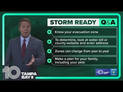 National Hurricane Preparedness Week: What's my evacuation zone?