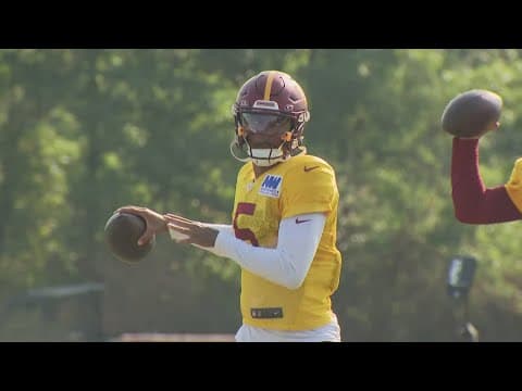 Competition heats up at Commanders training camp