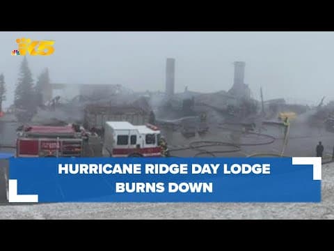 Hurricane Ridge Day Lodge a total loss after fire