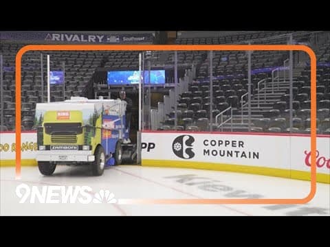 Meet the man who drives the Avs Zamboni