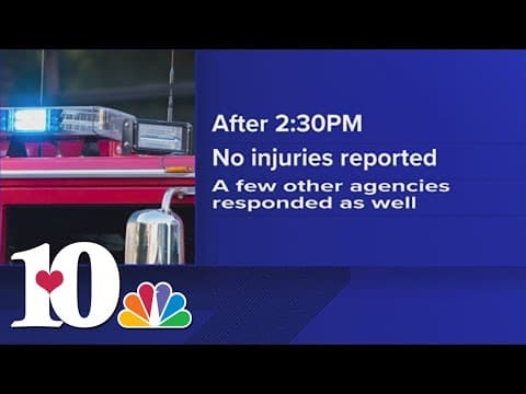 No injuries reported after structure fire around Chapman Highway