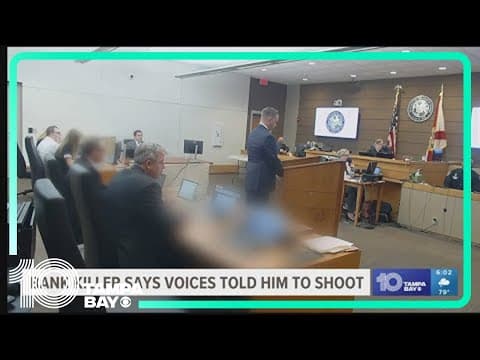 Bank killer said during sentencing hearing that voices told him to shoot