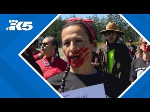 Hundreds of Washington Native Americans gather to raise awareness for missing, murdered community me