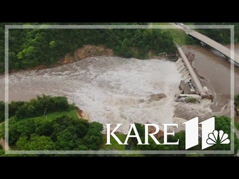 Floodwaters threaten Rapidan Dam