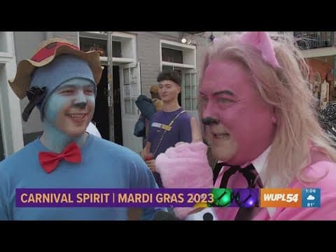 Some costumes we found on Bourbon Street - Mardi Gras 2023