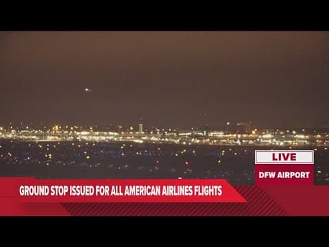 American Airlines requests ground stop amid 'technical issue'