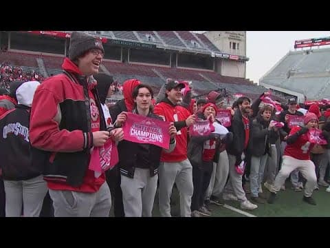 Thousands flock to the 'Shoe for Ohio State's national championship celebration