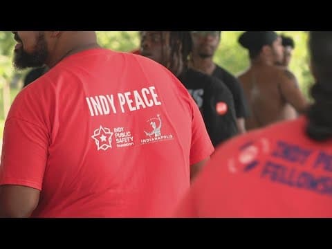 Indy's violence reduction team hosts peace pop-up event at Wes Montgomery Park