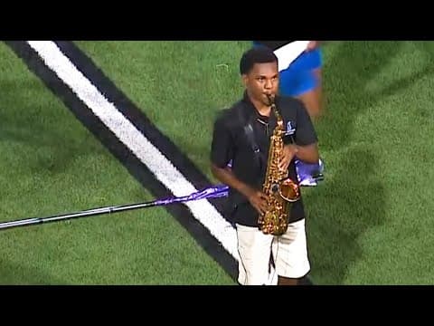 North Crowley High School Marching Band halftime performance (September 13, 2024)