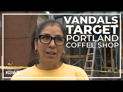 Minority-owned coffee shop in NE Portland vandalized by group of suspects