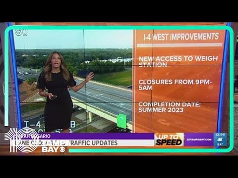 Some lane closures and traffic updates to keep in mind