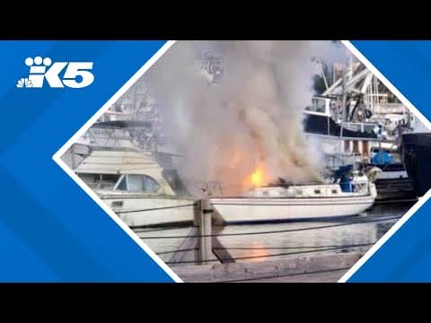 Man loses home in boat fire