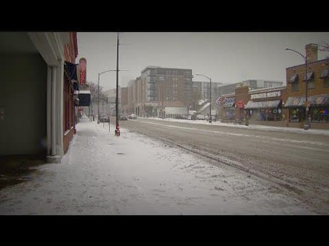 Morning commute could be tough with snow, wind