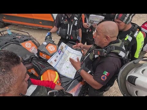 Mexican search and rescue crew helping recover Texas flood victims