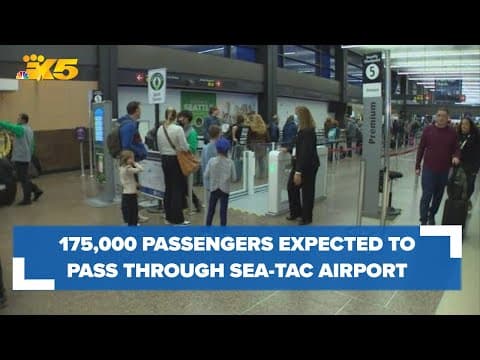 175,000 passengers expected to pass through Sea-Tac Airport the day before Thanksgiving