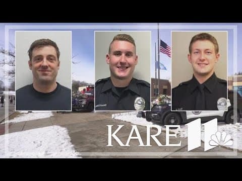 Burnsville Shooting Update: Procession for officers, support for families