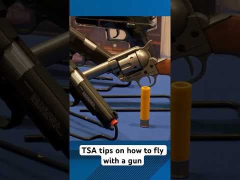 TSA tips on how to fly with a gun #travel #traveltips #airport #airporttips
