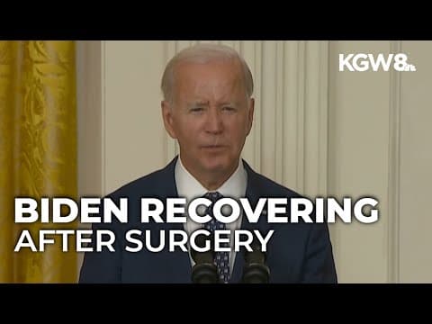 Former president Joe Biden undergoes surgery to remove skin cancer on forehead