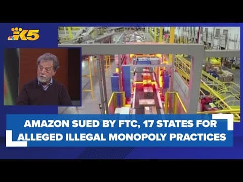 Amazon sued by FTC and 17 states over allegations it inflates online prices, overcharges sellers