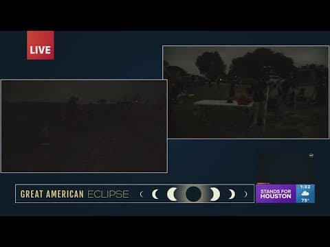 Bandera, Texas experiences complete darkness during total solar eclipse