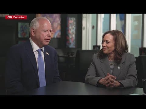 Kamala Harris sits down for first joint interview since announcing her campaign
