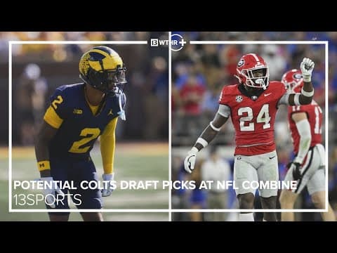 Potential Colts draft picks at NFL Combine | Travis Hunter speaks to media | 13Sports