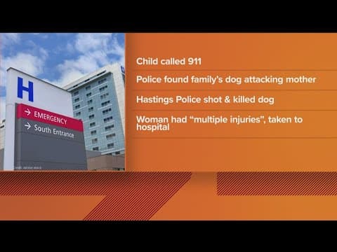 Woman recovering after dog attack in Hastings