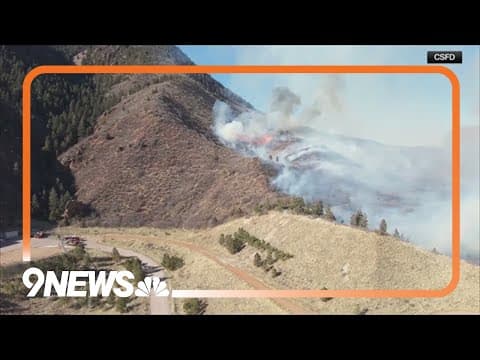 Critical fire weather conditions as strong winds impact Colorado