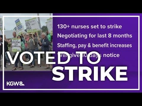 Nurses at Columbia Memorial Hospital in Astoria voted to strike