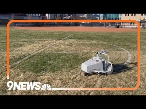 Denver Parks & Rec using robot for field striping