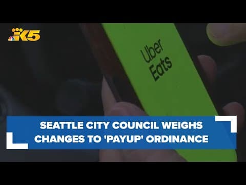 Drivers pack Seattle City Council chambers to voice concerns over PayUp Ordinance