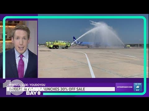 Airline shares 30% off promo code for flights from TPA