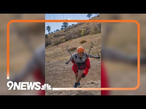 Boulder man competing in Red Bull X-Alps