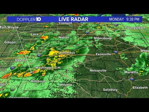 LIVE RADAR: Heavy rain moving through central Ohio