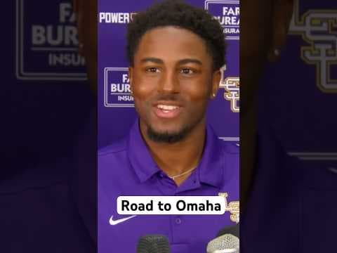 Road to Omaha set for defending national champions LSU #lsubaseball #collegebaseball