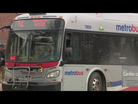 Metrobus hit by bullets during armed robbery in DC