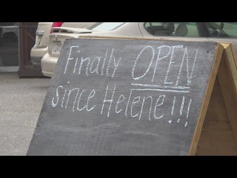 Business reopening inspires hope in Cocke Co. community members for the future months after Helene