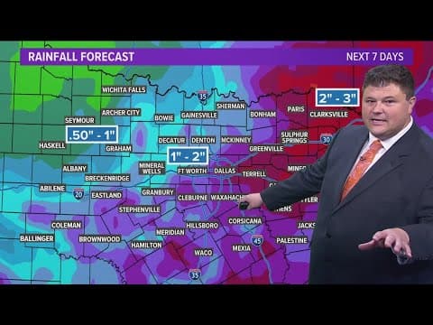 DFW weather: Wednesday storm chances, cold front forecast