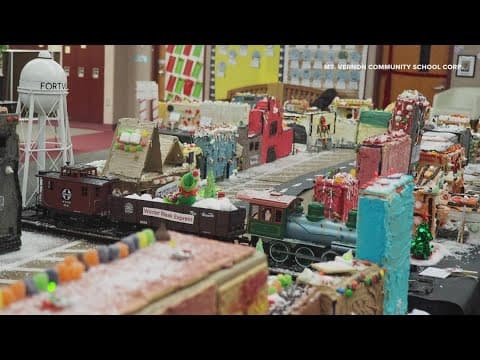 Fortville elementary students recreate town with gingerbread houses